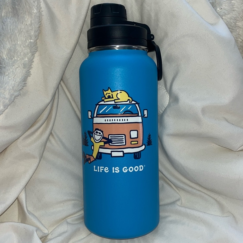 Life Is Good Water Bottle